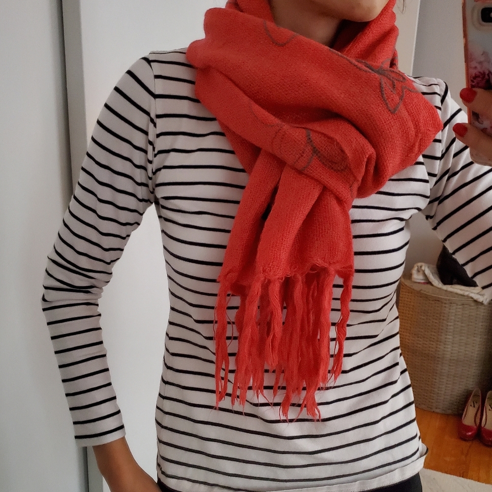Orange Scarf